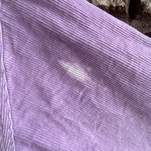 Lucy & Yak Eddie Lavender Purple Corduroy Boilersuit Jumpsuit Coveralls Size XX - Picture 8 of 14